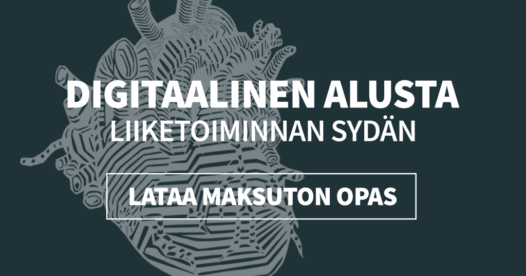 Digitaalinen alusta - liiketoiminnan sydän- lataa ilmainen opaskirjanen