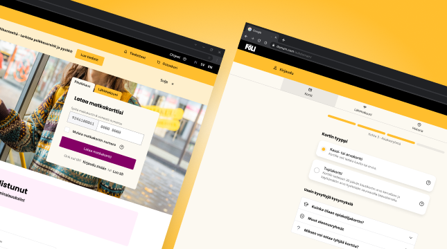 Mockup-kuva: Fölin verkkokauppa