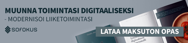 muunna toimintasi digitaaliseksi opas sofokus