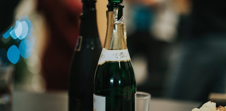 Bottles of bubbly to celebrate the victory of the International Innovation Awards 2021
