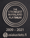 The Strongest in Finland Platinum Certificate 2009-2021 Sofokus