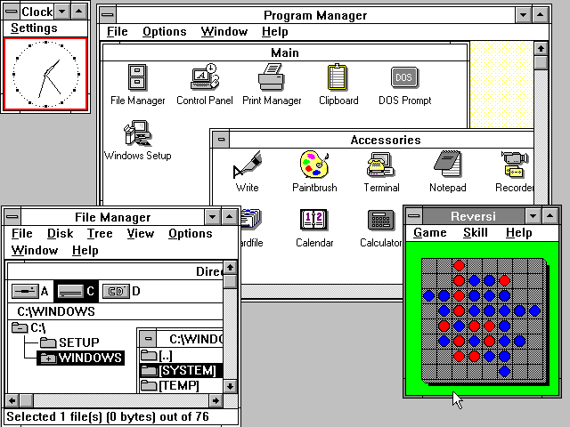 Windows 3.0 ruutukaappaus